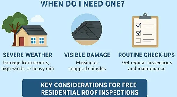 Key Considerations for Free Residential Roof Inspections and Quotes