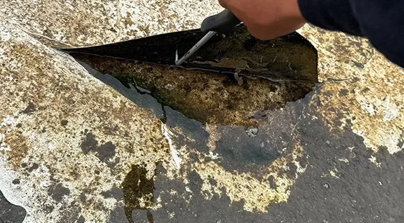 7. Blistering or Bubbling in Roofing Materials