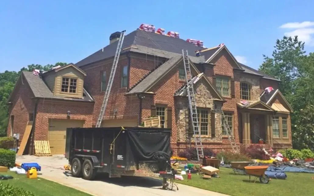 NewImageRoof_Large red brick house getting new roof