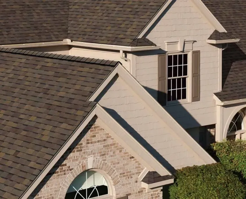 Owens corning house rooftop