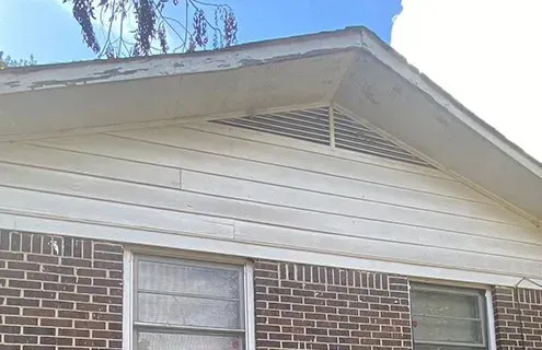 aging fascia and soffit water damage