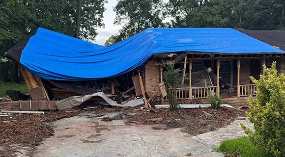 catastrophic roof damage