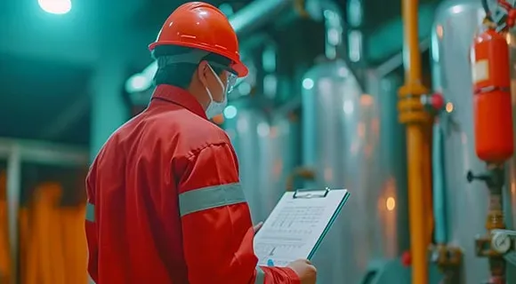 commercial building post fire inspection