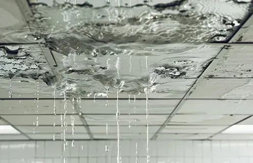 commercial building roof leaks