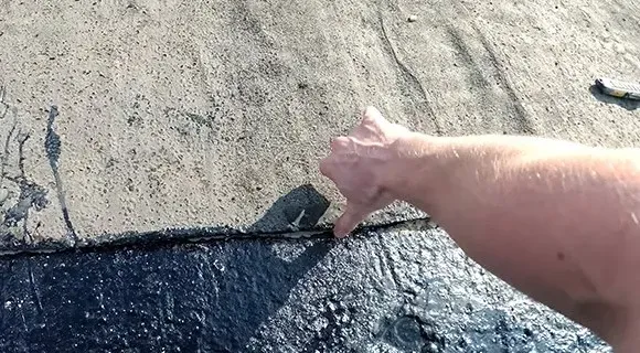 commercial built up roofing bur damage