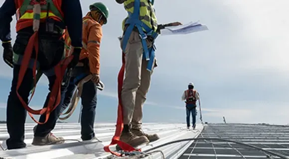 commercial roof supervised installation