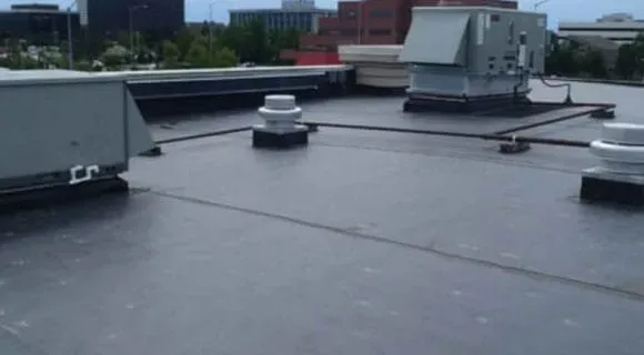 dark roofing material