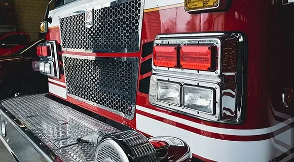 emergency responders fire engine