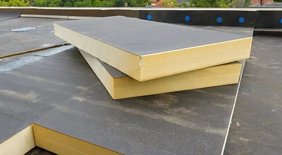 flat roof insulation installation