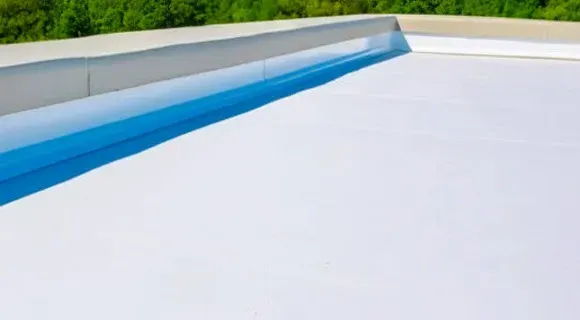 flat roof parapet flashing