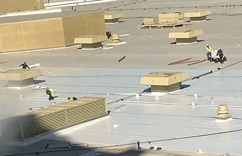 flat roof penetrations