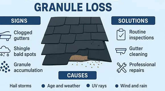 granule loss information graphic