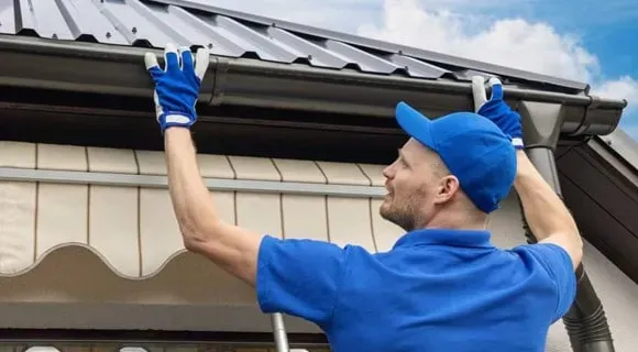 gutter downspout installation