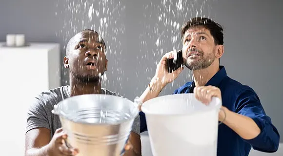 leaking residential roof