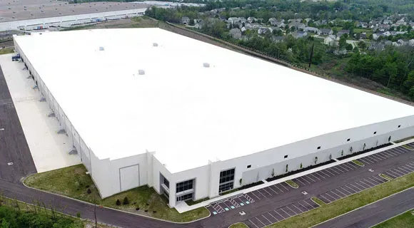 low slope commercial membrane roof