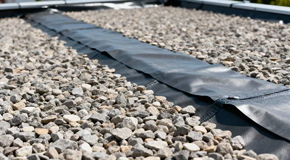 low slope membrane roof ballast