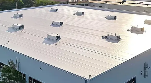 low slope membrane roofing system