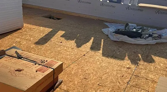 low slope roof deck preparation
