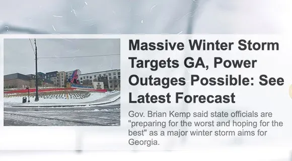 massive winter storm targets georgia
