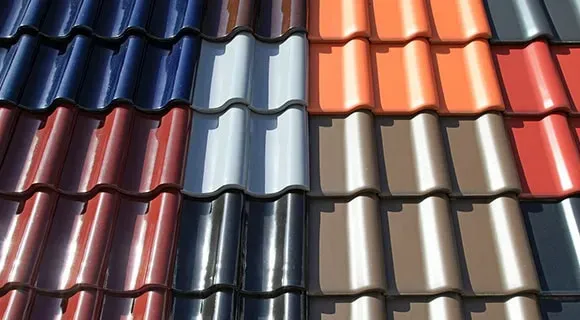 metal roof tiles colors
