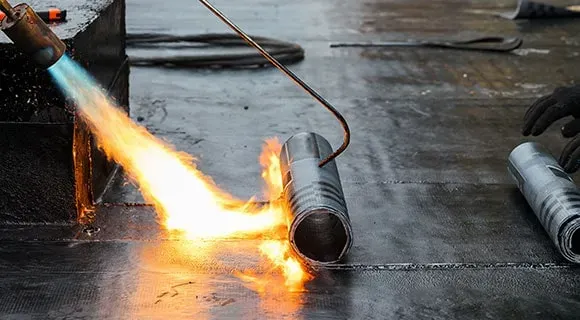 modified bitumen torch down