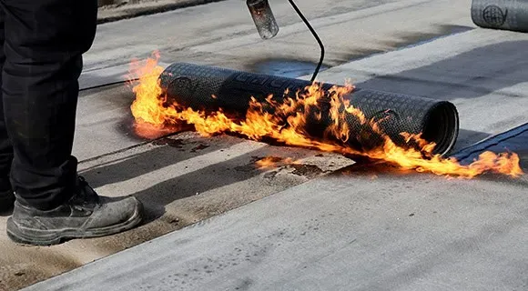 modified bitumen torch down