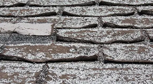 old residential shingles