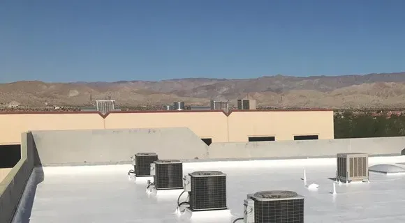 parapet walls conceal roof equipment