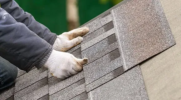residential architectural shingle roof installation