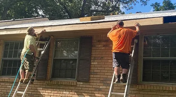 residential fascia board installation