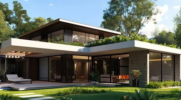 residential modern flat roof services