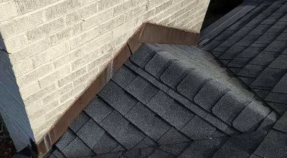 residential roof chimney cricket