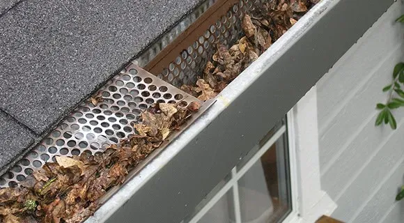 residential roof gutter inspection