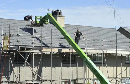 residential roof installation