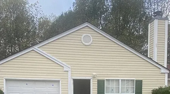 residential roof white fascia boards