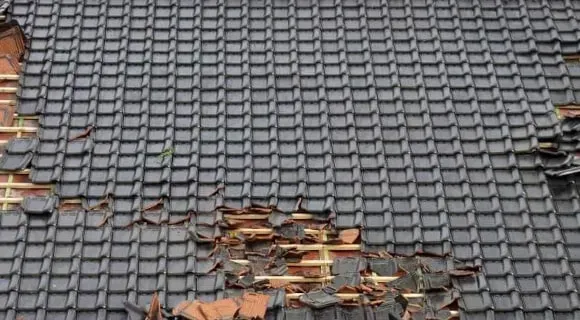residential roof wind damage