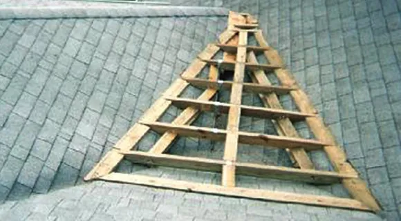roof cricket structure framing