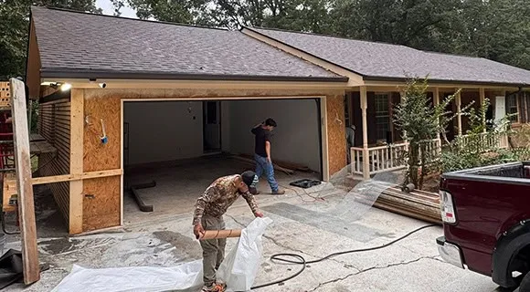 severe roof damage rebuild