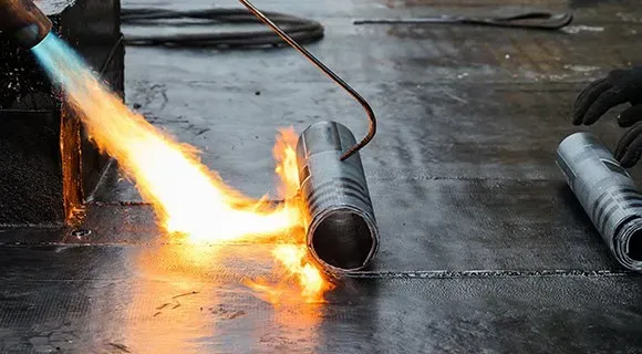 torch down roofing system