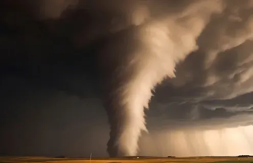tornado on ground