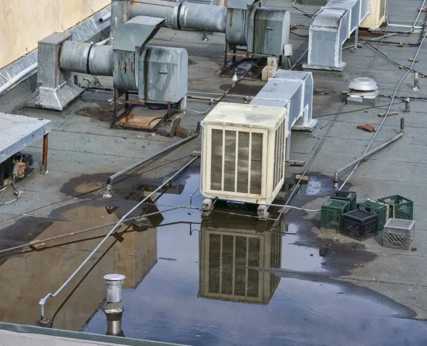 what causes commercial roof leaks April Blog 2